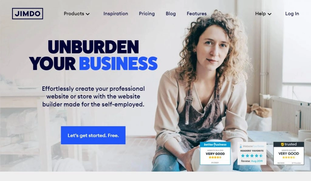 Mettez votre entreprise en ligne avec Jimdo