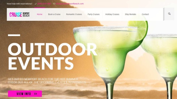 Croisière sur la plage de Newport