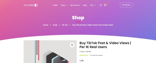 Followeron - COMPRE VISUALIZAÇÕES AO VIVO DO TIKTOK