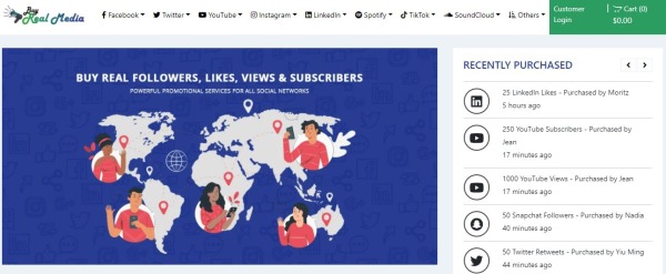 Acheter de vrais médias