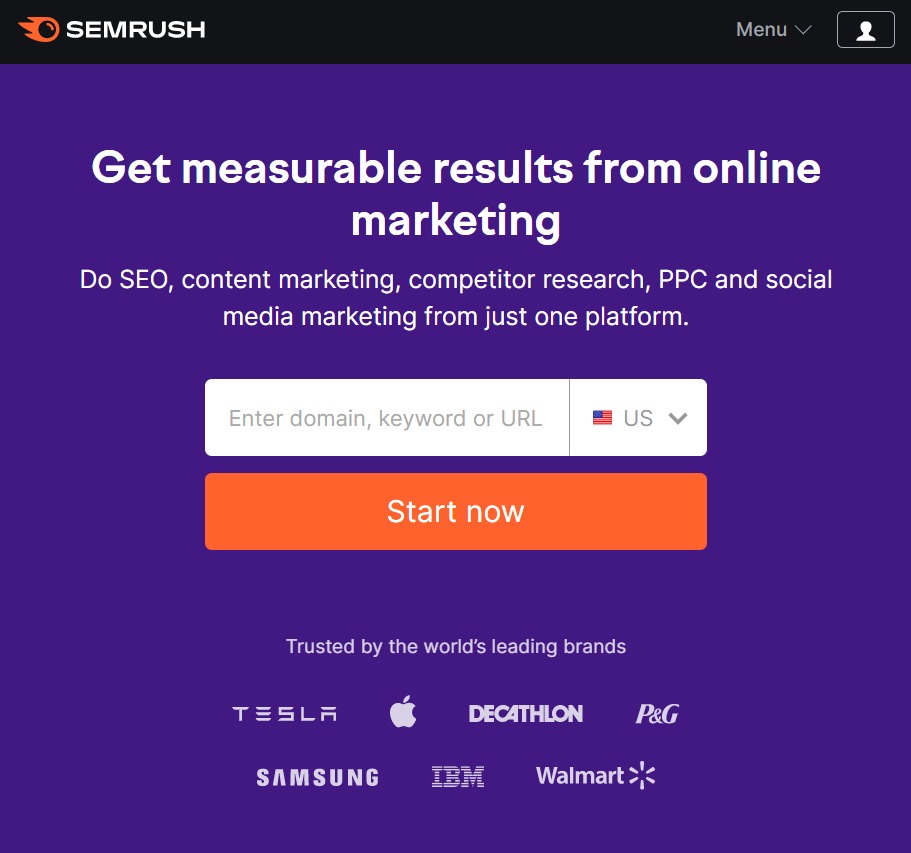 Semrush-온라인-가시성-관리-플랫폼