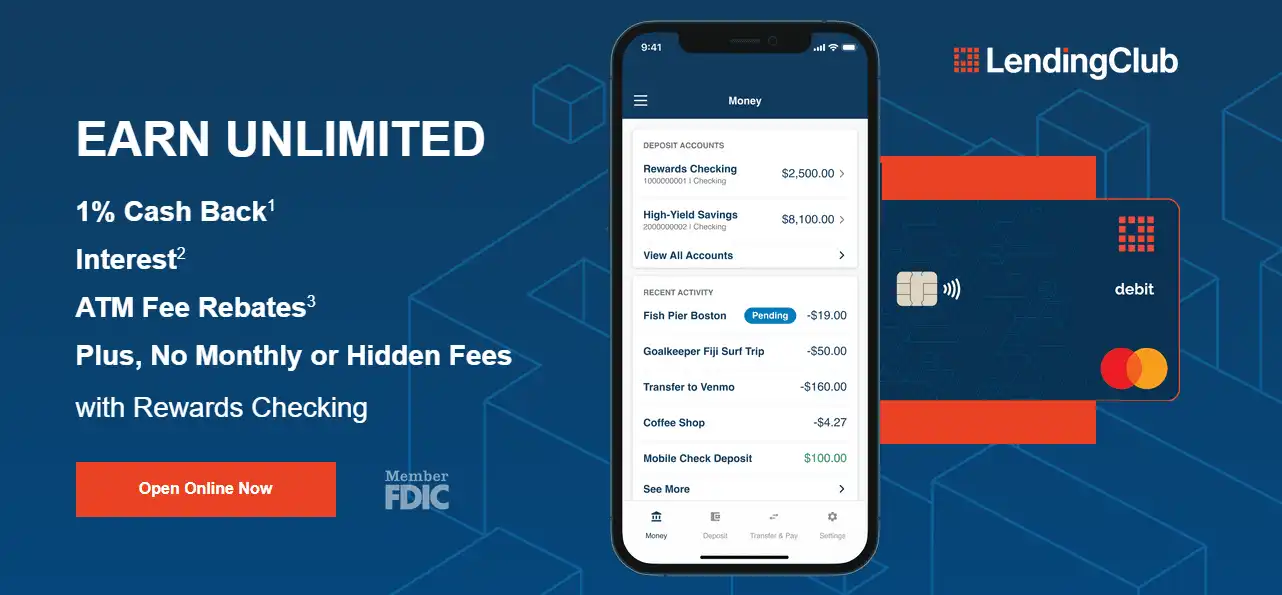 Najlepsze internetowe konta bankowe dla firm 5 LendingClub - Best checking account for business