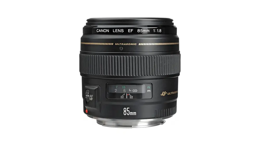 Obiectiv teleobiectiv mediu Canon EF 85 mm f, 1,8 USM pentru camere SLR Canon - Fix