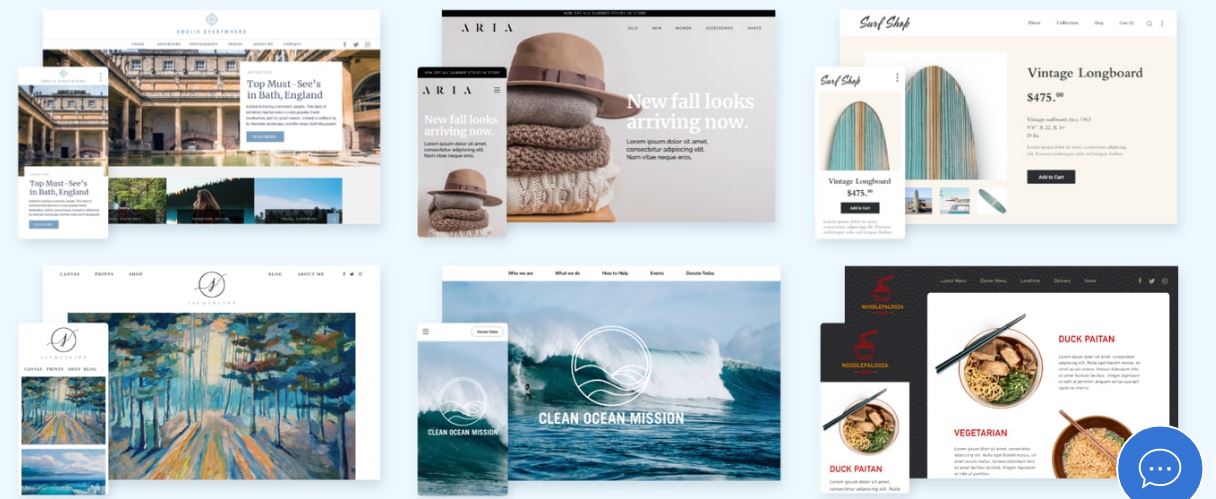 Шаблоны сайтов