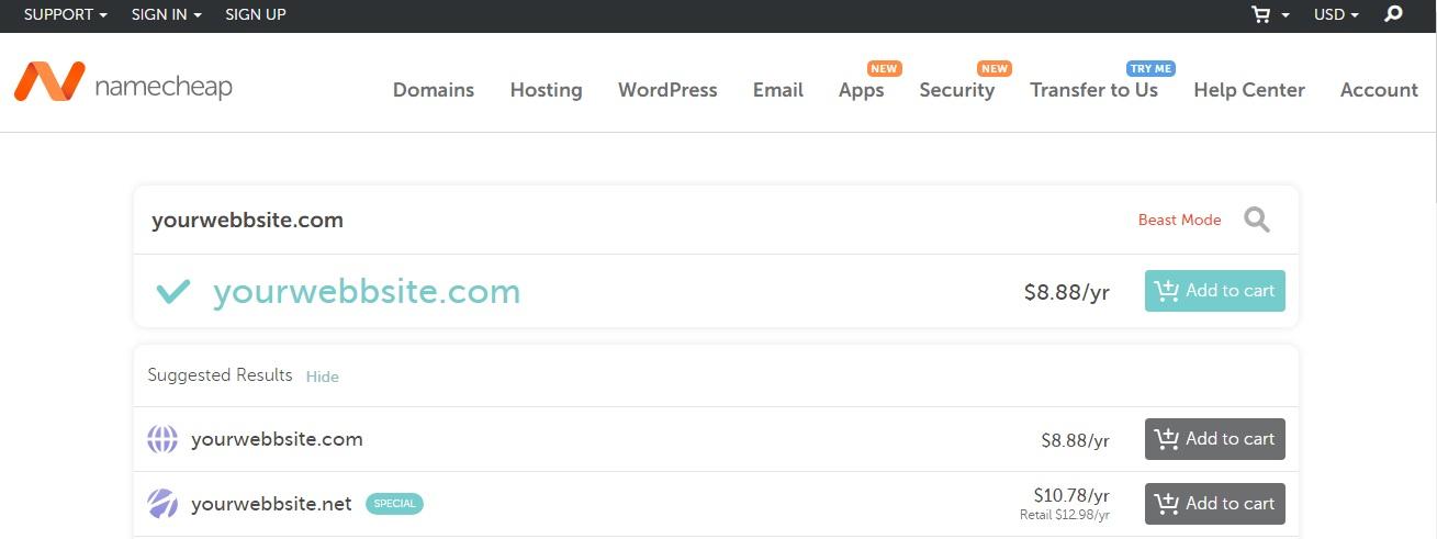 Руководство по созданию отличного веб-сайта с NameCheap
