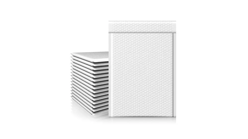 Buste postali a bolle bianche Fuxury 10,5 x 16 pollici, confezione da 25