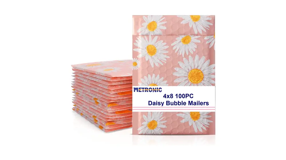 Metronic Bubble Mailer 10,2 x 20,3 cm, confezione da 100