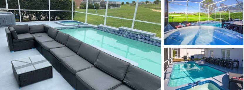 "DisneyMansion" Özel Havuzlu Golf Tesisi - airbnb yakın disney world