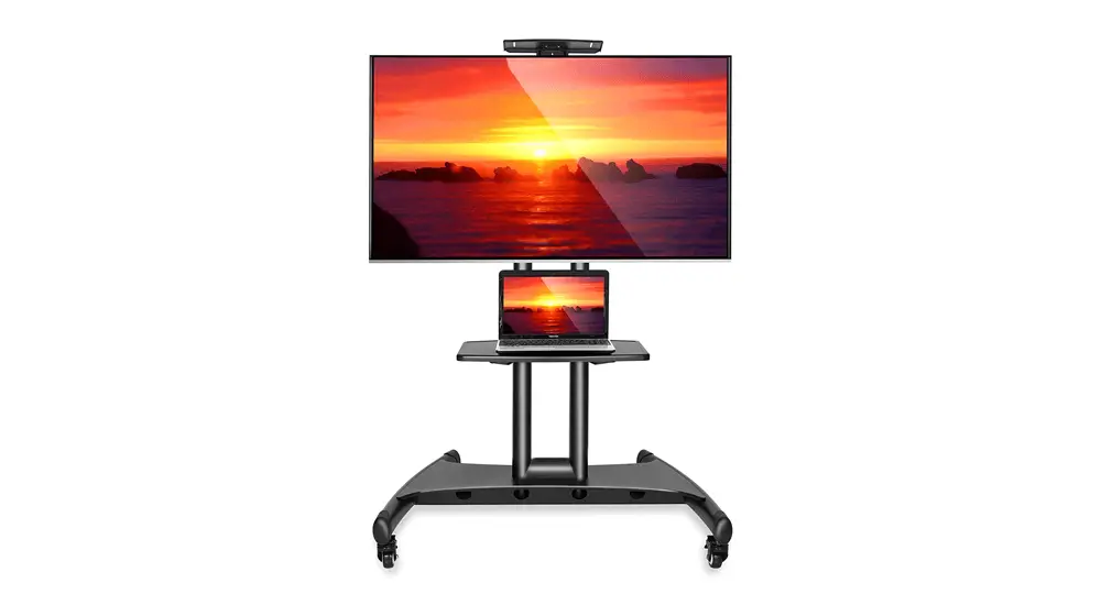 Mount Factory Rolling TV Cart Mobil TV Sehpası