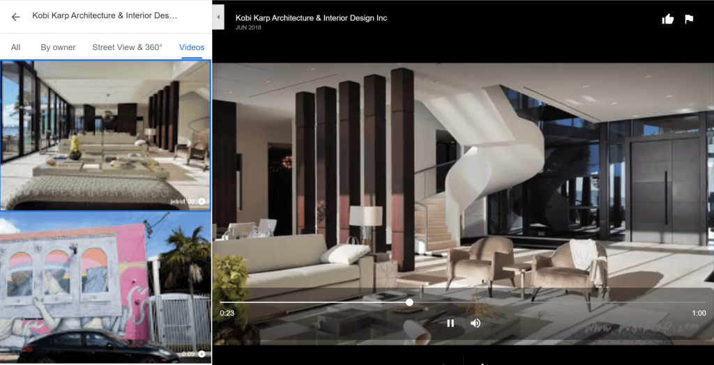 Mostre seu trabalho anterior no GMB