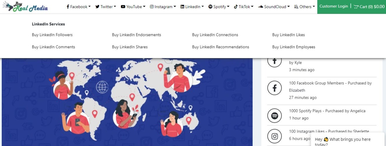 gerçek medya satın alın - Linkedin görünümleri satın alın