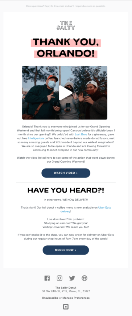 이메일의 비디오_The Salty Donut