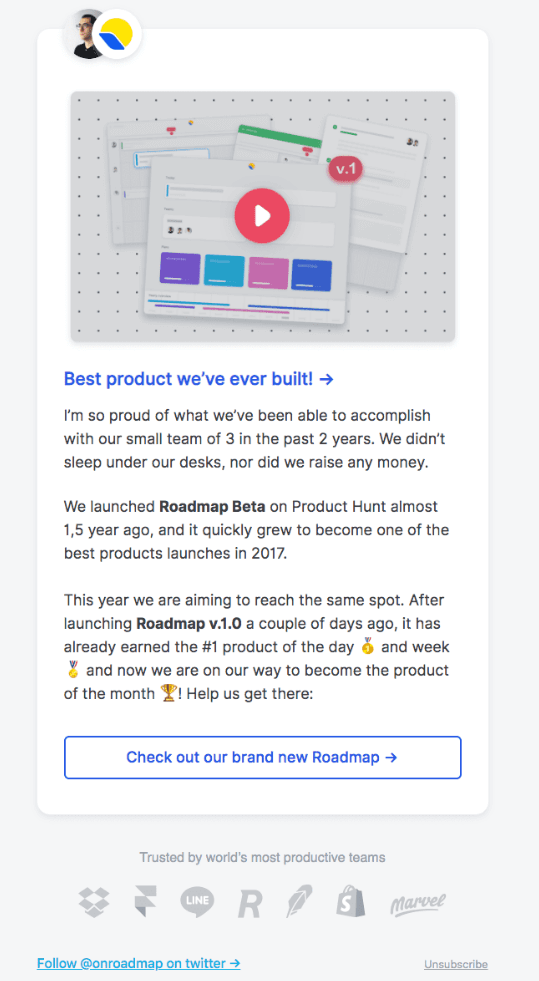 이메일의 비디오_로드맵