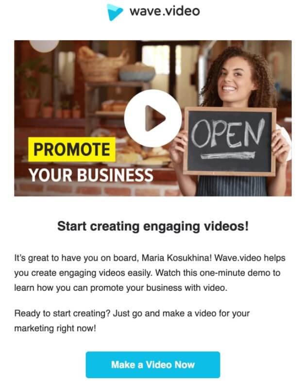 video di email