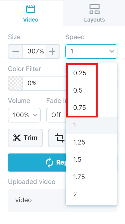 วิธีทำให้วิดีโอช้าลง