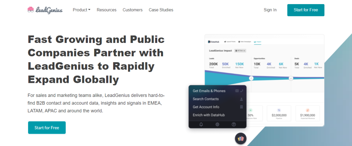 Lead Genius - En İyi LinkedIn Lead Generation