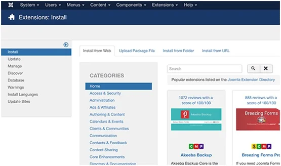 Joomla-Erweiterungen