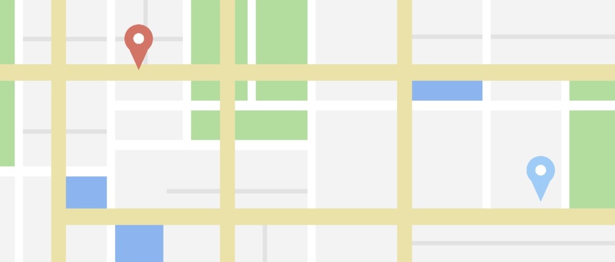 Épingles de carte de recherche Google