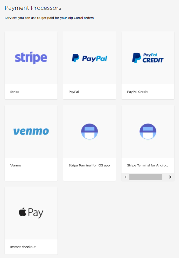 Платежные процессоры