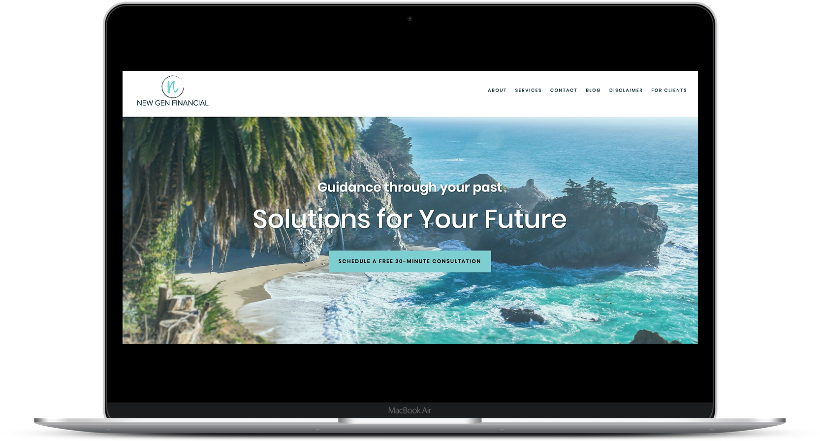 strona doradcy finansowego przykład cta new gen financial