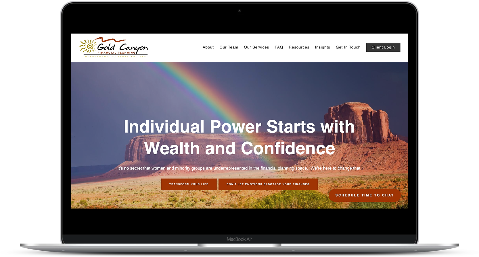 strona internetowa doradcy finansowego cta gold canyon planowanie finansowe