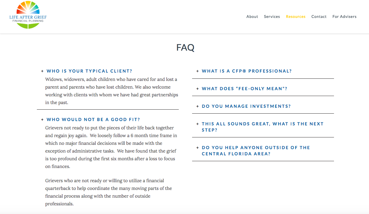 Życie po żalu Planowanie finansowe