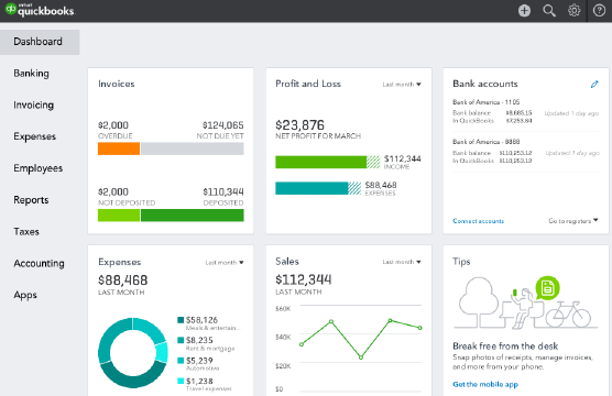 logiciel de comptabilité quickbooks