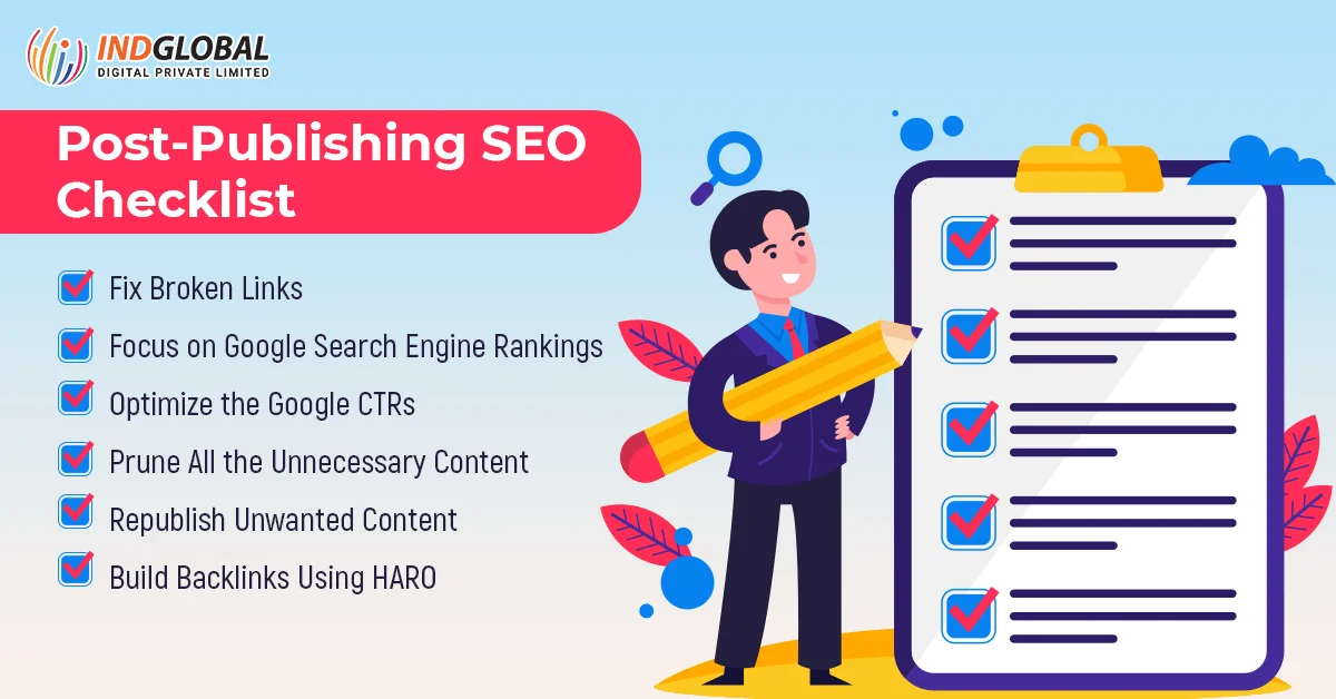 قائمة التحقق من تحسين محركات البحث (SEO) بعد النشر