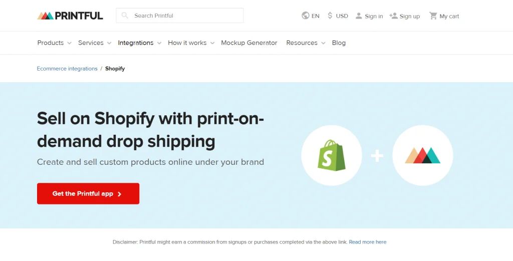 Shopify مقابل GoDaddy POD دروبشيبينغ