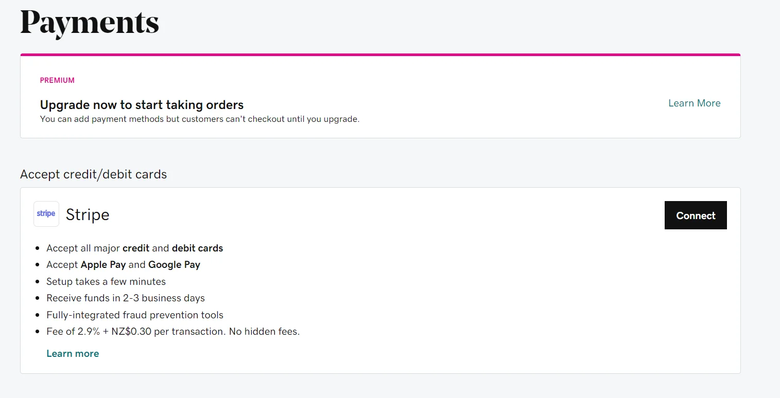 Shopify مقابل بوابات الدفع GoDaddy