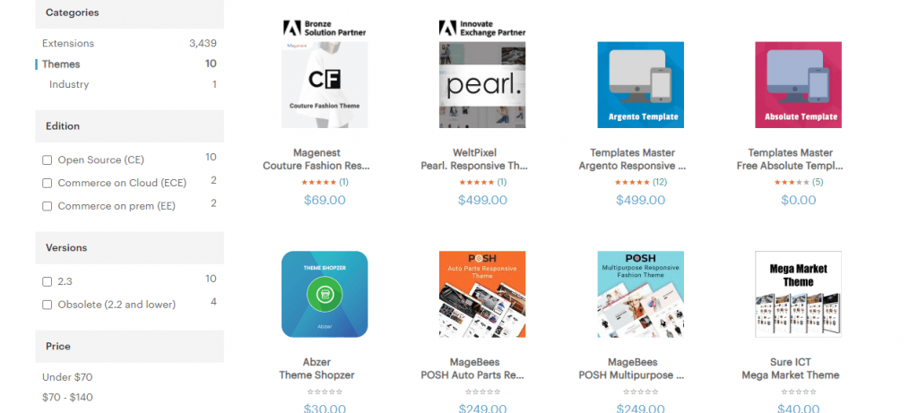 Loja temática Magento