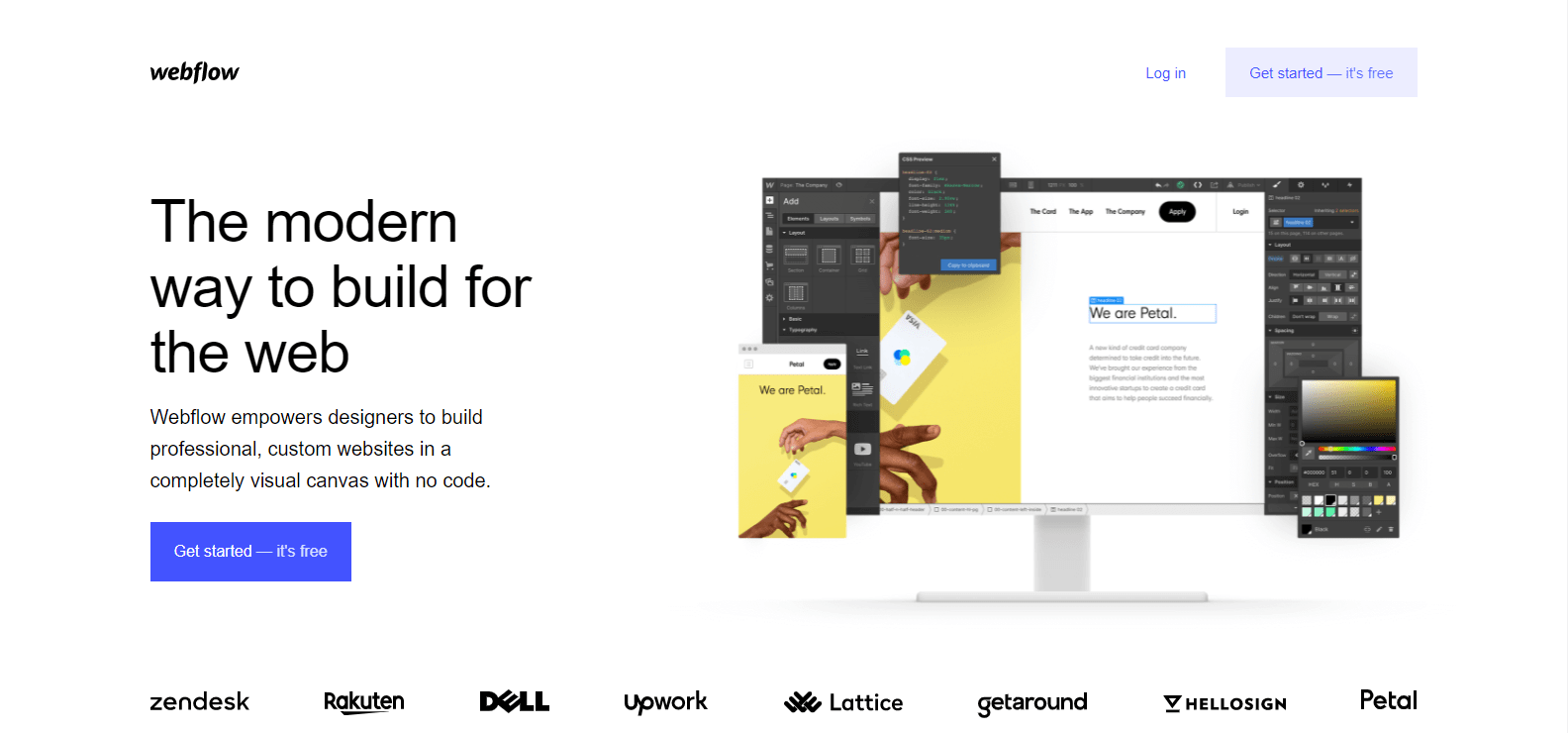 Webflow - Alternative Squarespace