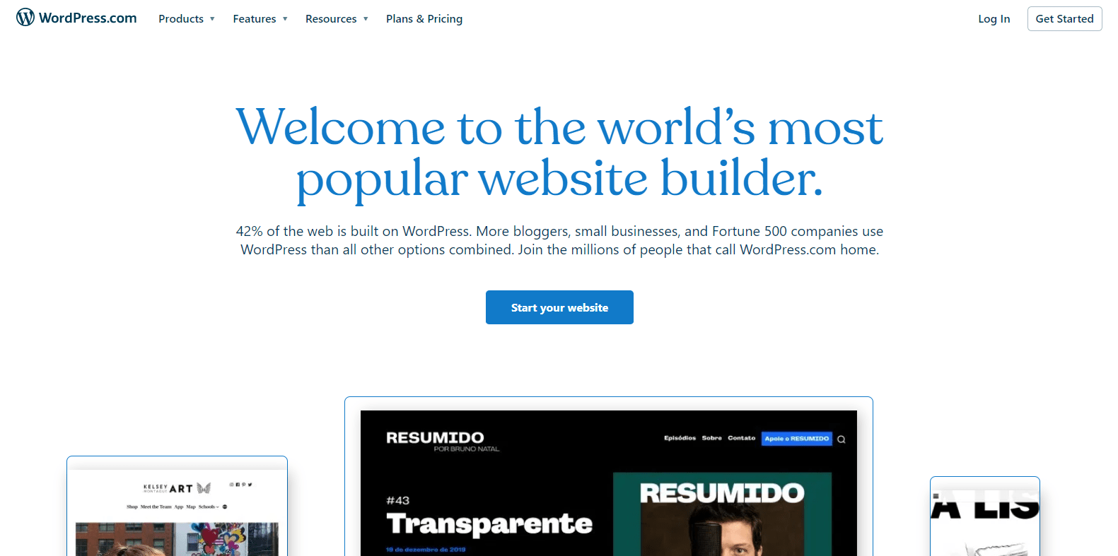 Alternative WordPress Squarespace