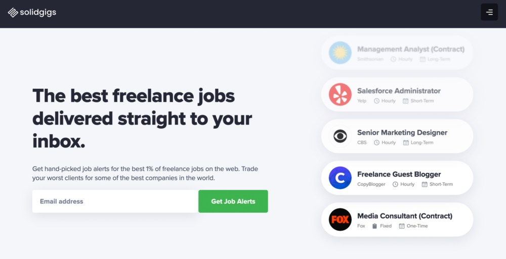 Trabajos de marketing remoto - conciertos sólidos