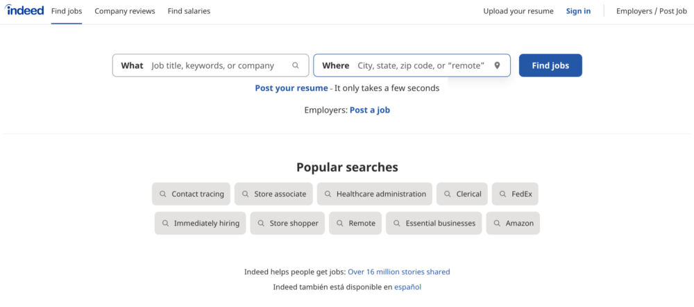Trabajos de marketing remoto - de hecho