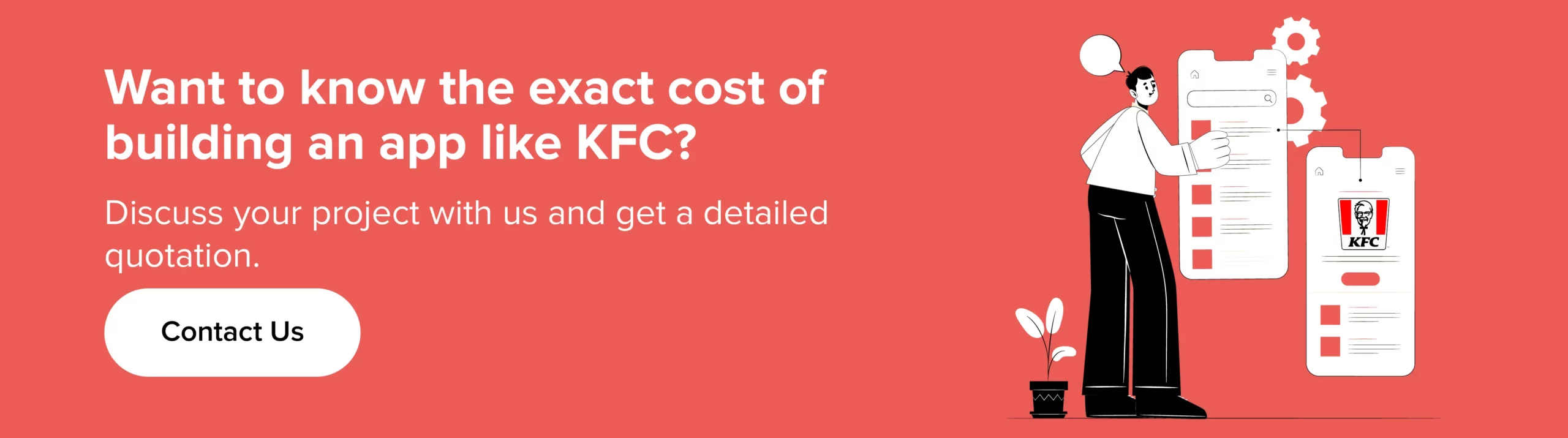 Cost of building an app like KFC