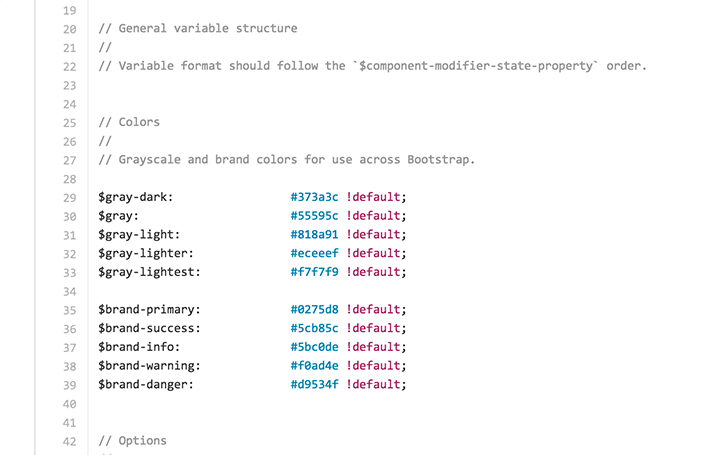 bootstrap-4-variables