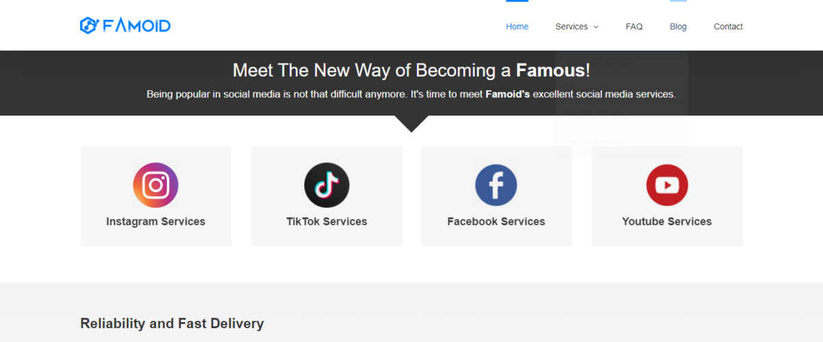 Famoid-Instagramのインプレッションを購入する