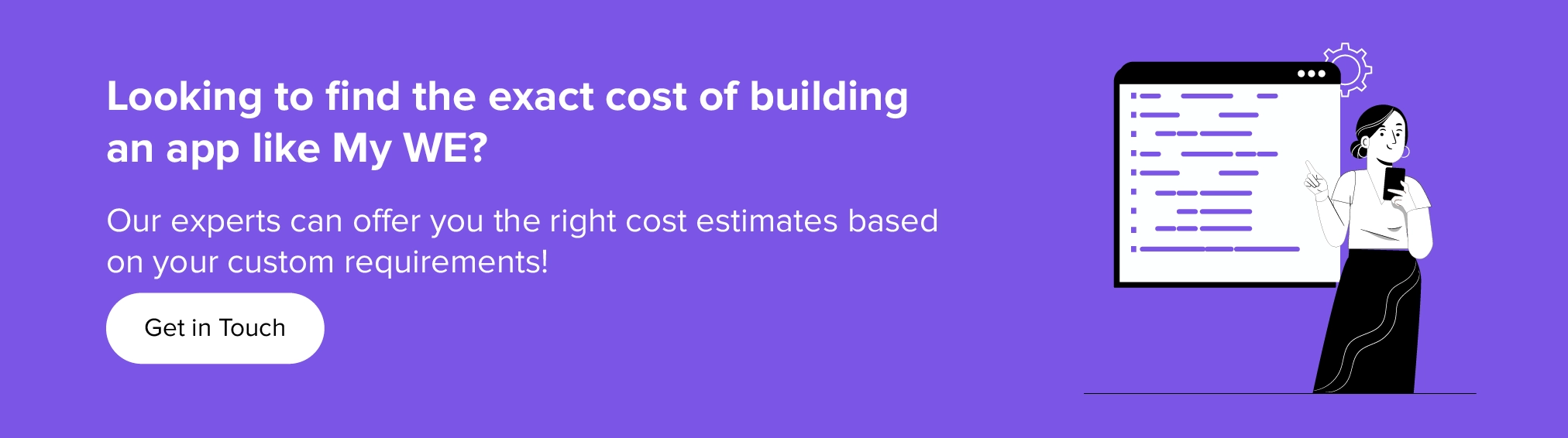 Cost of building an app like My WE