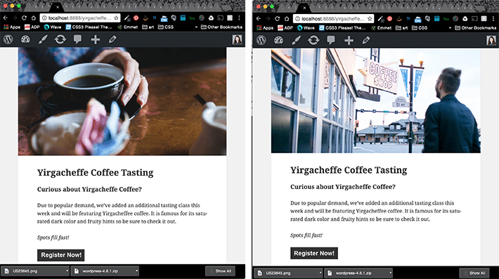 a-b-test-funcție-imagini-pagină-comparație