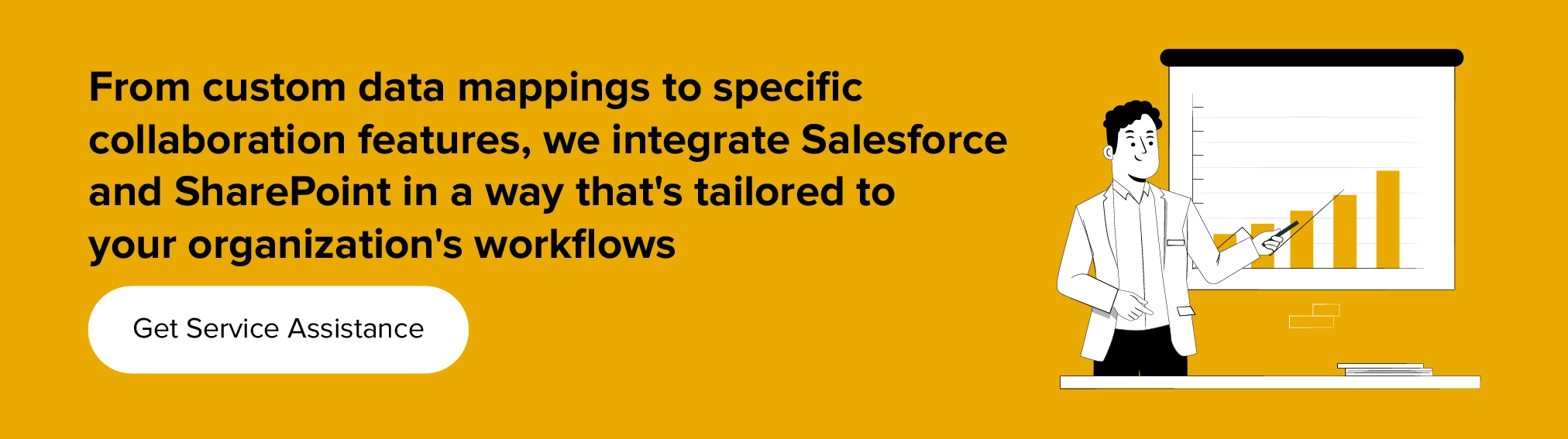 Integrate Salesforce and SharePoint in a way that's tailored to your organization's workflows