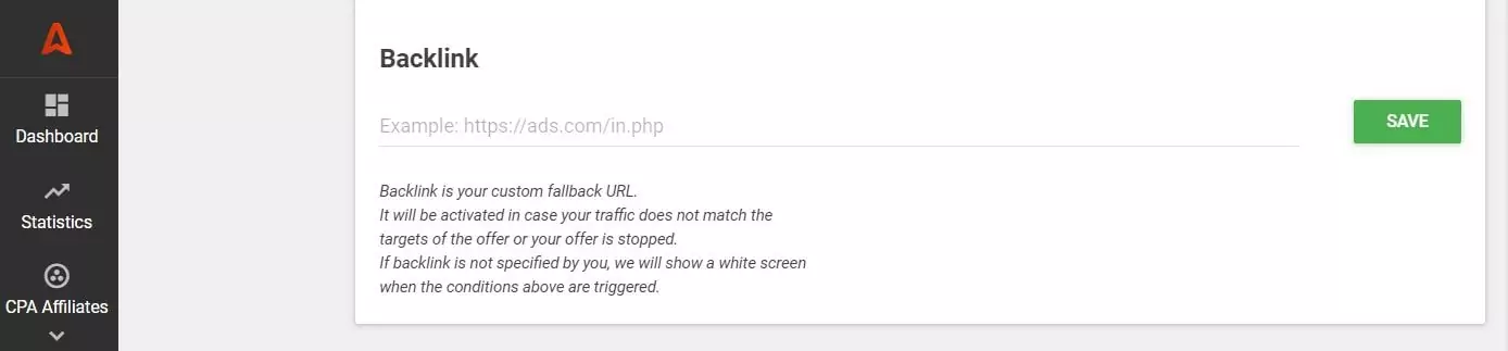 Adicione o URL do backlink em segundos