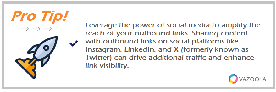 Redes sociales para amplificar el alcance de sus enlaces salientes.