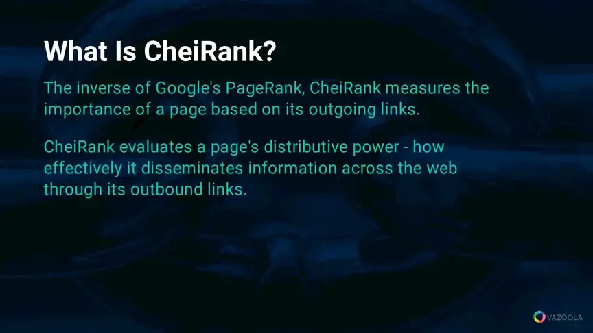 cheiRank是什麼？