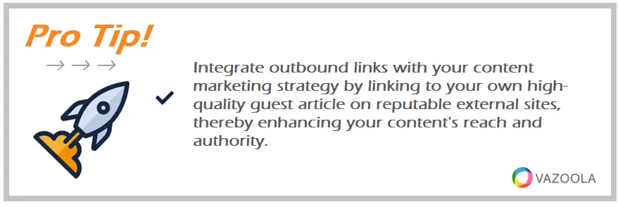 Integrați linkurile de ieșire cu strategia dvs. de marketing de conținut