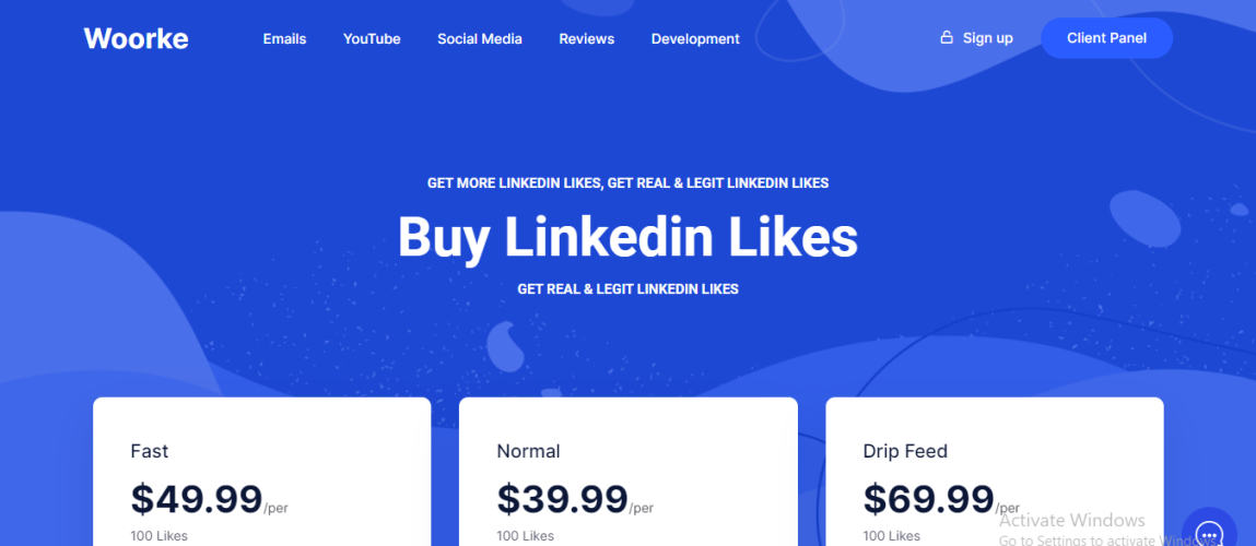 Woorke-LinkedInLikesを購入する