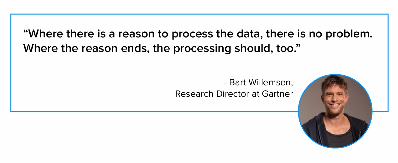 巴特威廉森 (Bart Willemsen) 關於資料處理的引述