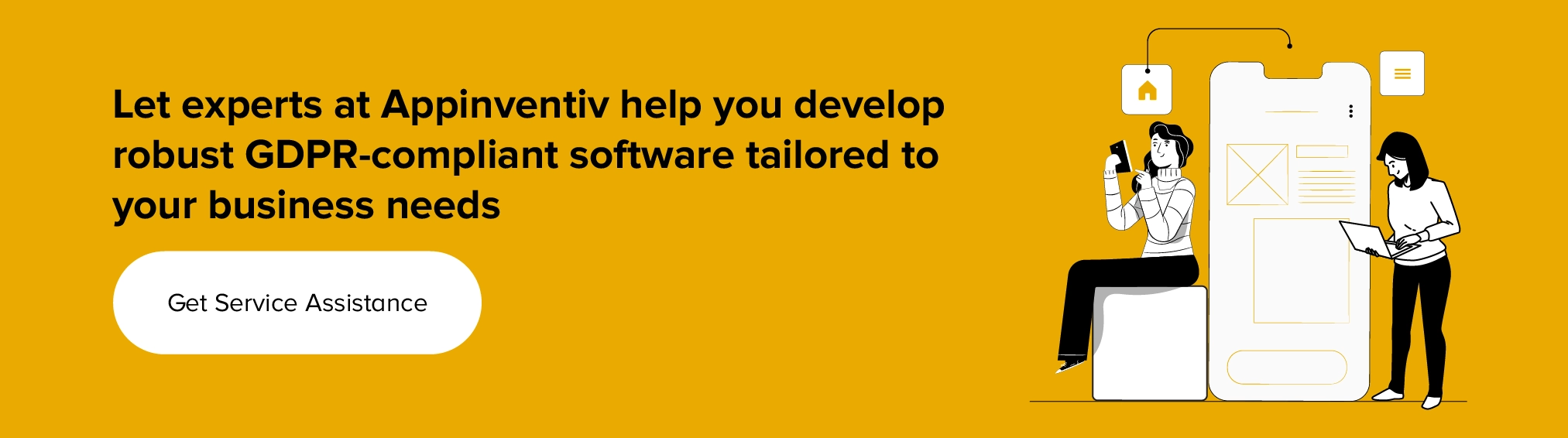 Obtenga asistencia de servicio para desarrollar software compatible con GDPR