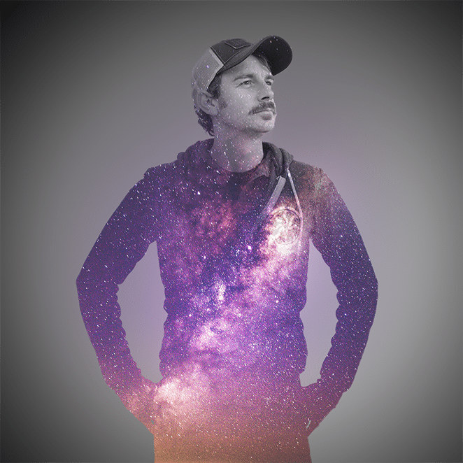 飛輪佈局雙曝光教程模板效果下載人與天空透體