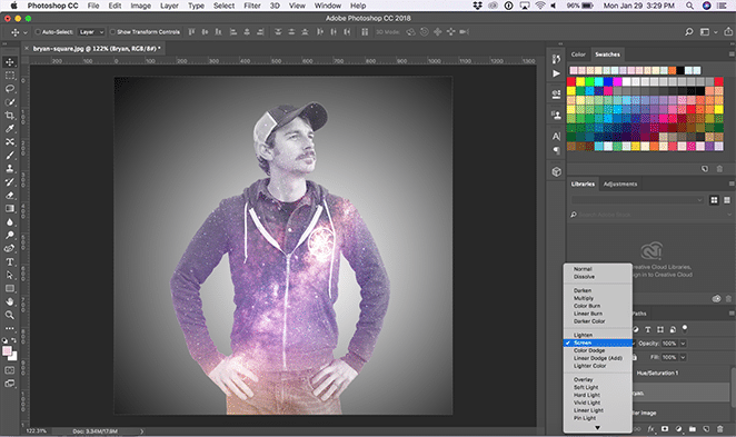 飛輪佈局雙曝光教程模板下載屏幕視圖